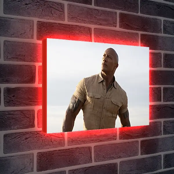 Лайтбокс световая панель - Dwayne Douglas Johnson. Дуэйн Джонсон (Скала) Лайтбокс световая панель - Dwayne Douglas Johnson. Дуэйн Джонсон (Скала)