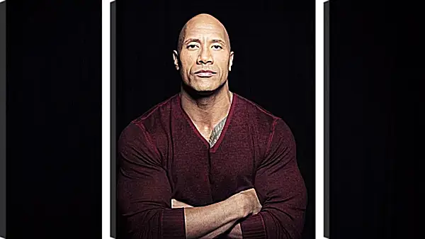 Модульная картина - Dwayne Douglas Johnson. Дуэйн Джонсон (Скала) Модульная картина - Dwayne Douglas Johnson. Дуэйн Джонсон (Скала)
