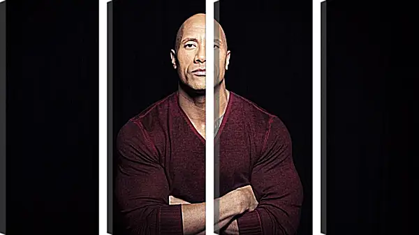 Модульная картина - Dwayne Douglas Johnson. Дуэйн Джонсон (Скала) Модульная картина - Dwayne Douglas Johnson. Дуэйн Джонсон (Скала)