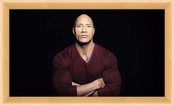 Картина в раме - Dwayne Douglas Johnson. Дуэйн Джонсон (Скала) Картина в раме - Dwayne Douglas Johnson. Дуэйн Джонсон (Скала)