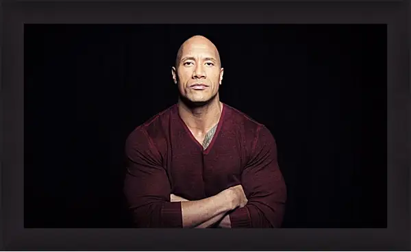 Картина в раме - Dwayne Douglas Johnson. Дуэйн Джонсон (Скала) Картина в раме - Dwayne Douglas Johnson. Дуэйн Джонсон (Скала)