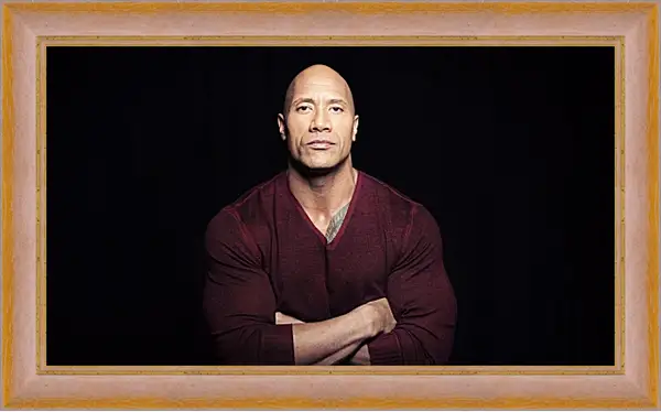 Картина в раме - Dwayne Douglas Johnson. Дуэйн Джонсон (Скала) Картина в раме - Dwayne Douglas Johnson. Дуэйн Джонсон (Скала)