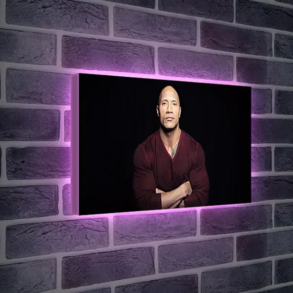 Лайтбокс световая панель - Dwayne Douglas Johnson. Дуэйн Джонсон (Скала) Лайтбокс световая панель - Dwayne Douglas Johnson. Дуэйн Джонсон (Скала)
