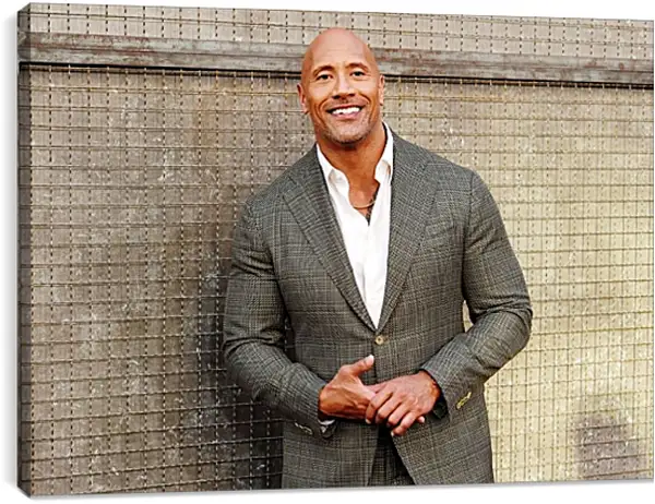 Постер на подрамнике - Dwayne Douglas Johnson. Дуэйн Джонсон (Скала) Постер на подрамнике - Dwayne Douglas Johnson. Дуэйн Джонсон (Скала)
