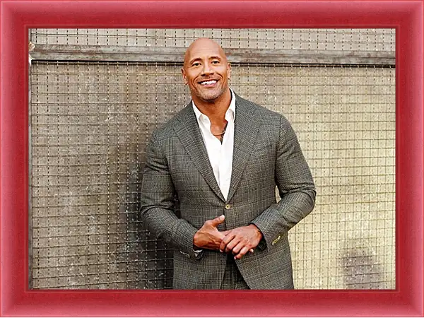 Картина в раме - Dwayne Douglas Johnson. Дуэйн Джонсон (Скала) Картина в раме - Dwayne Douglas Johnson. Дуэйн Джонсон (Скала)
