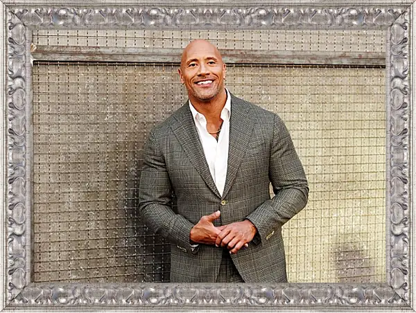 Картина в раме - Dwayne Douglas Johnson. Дуэйн Джонсон (Скала) Картина в раме - Dwayne Douglas Johnson. Дуэйн Джонсон (Скала)