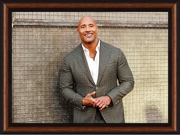 Картина в раме - Dwayne Douglas Johnson. Дуэйн Джонсон (Скала) Картина в раме - Dwayne Douglas Johnson. Дуэйн Джонсон (Скала)