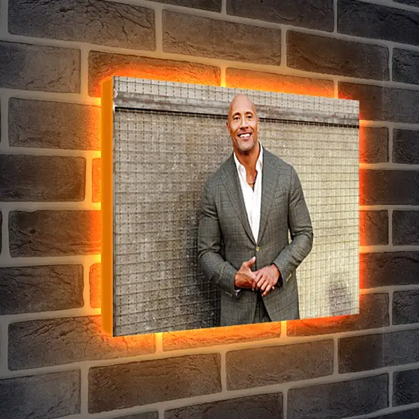 Лайтбокс световая панель - Dwayne Douglas Johnson. Дуэйн Джонсон (Скала) Лайтбокс световая панель - Dwayne Douglas Johnson. Дуэйн Джонсон (Скала)