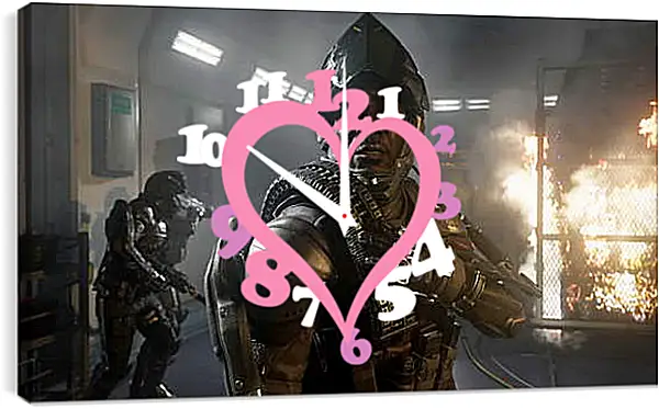 Часы картина - Call Of Duty: Advanced Warfare Часы картина - Call Of Duty: Advanced Warfare