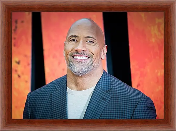 Картина в раме - Dwayne Douglas Johnson. Дуэйн Джонсон (Скала) Картина в раме - Dwayne Douglas Johnson. Дуэйн Джонсон (Скала)