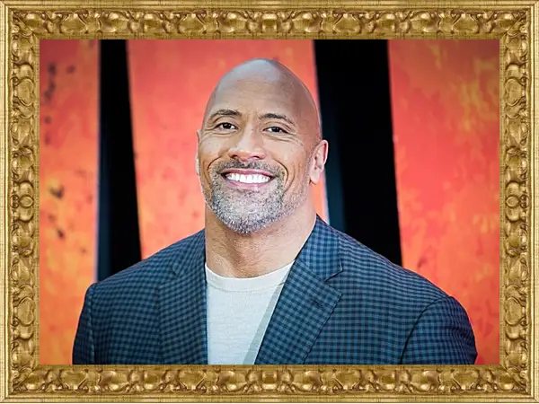 Картина в раме - Dwayne Douglas Johnson. Дуэйн Джонсон (Скала) Картина в раме - Dwayne Douglas Johnson. Дуэйн Джонсон (Скала)