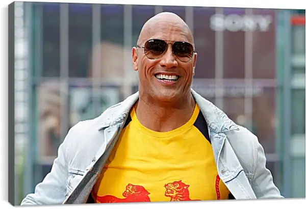 Постер на подрамнике - Dwayne Douglas Johnson. Дуэйн Джонсон (Скала) Постер на подрамнике - Dwayne Douglas Johnson. Дуэйн Джонсон (Скала)