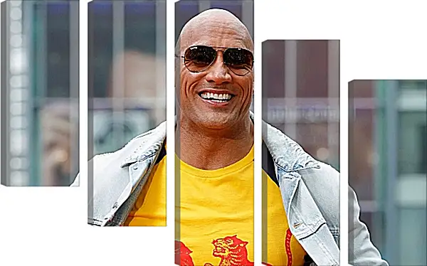 Модульная картина - Dwayne Douglas Johnson. Дуэйн Джонсон (Скала) Модульная картина - Dwayne Douglas Johnson. Дуэйн Джонсон (Скала)