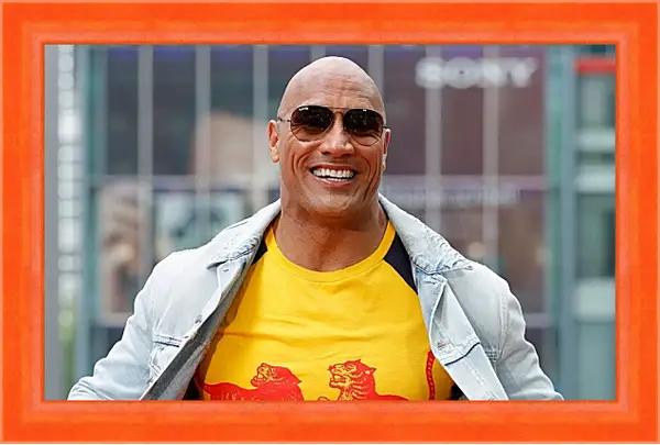 Картина в раме - Dwayne Douglas Johnson. Дуэйн Джонсон (Скала) Картина в раме - Dwayne Douglas Johnson. Дуэйн Джонсон (Скала)