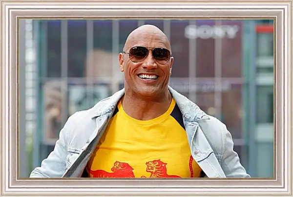 Картина в раме - Dwayne Douglas Johnson. Дуэйн Джонсон (Скала) Картина в раме - Dwayne Douglas Johnson. Дуэйн Джонсон (Скала)
