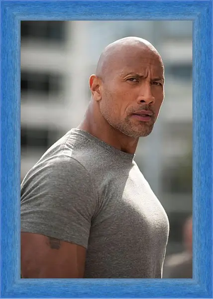 Картина в раме - Dwayne Douglas Johnson. Дуэйн Джонсон (Скала) Картина в раме - Dwayne Douglas Johnson. Дуэйн Джонсон (Скала)