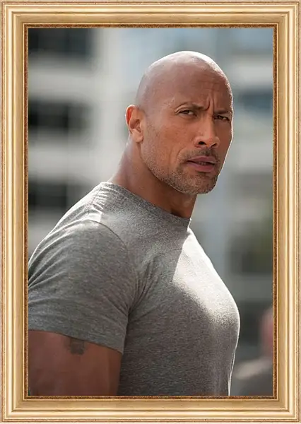 Картина в раме - Dwayne Douglas Johnson. Дуэйн Джонсон (Скала) Картина в раме - Dwayne Douglas Johnson. Дуэйн Джонсон (Скала)