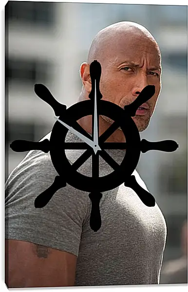 Часы картина - Dwayne Douglas Johnson. Дуэйн Джонсон (Скала) Часы картина - Dwayne Douglas Johnson. Дуэйн Джонсон (Скала)