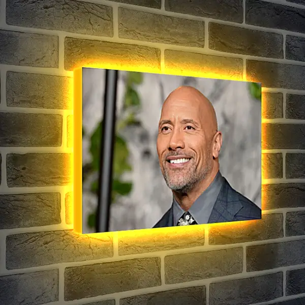 Лайтбокс световая панель - Dwayne Douglas Johnson. Дуэйн Джонсон (Скала) Лайтбокс световая панель - Dwayne Douglas Johnson. Дуэйн Джонсон (Скала)