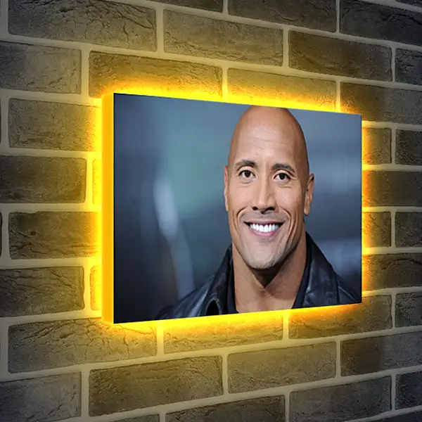 Лайтбокс световая панель - Dwayne Douglas Johnson. Дуэйн Джонсон (Скала) Лайтбокс световая панель - Dwayne Douglas Johnson. Дуэйн Джонсон (Скала)