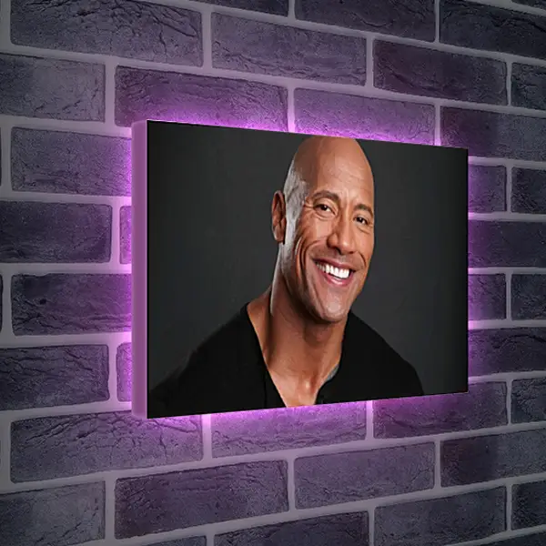 Лайтбокс световая панель - Dwayne Douglas Johnson. Дуэйн Джонсон (Скала) Лайтбокс световая панель - Dwayne Douglas Johnson. Дуэйн Джонсон (Скала)