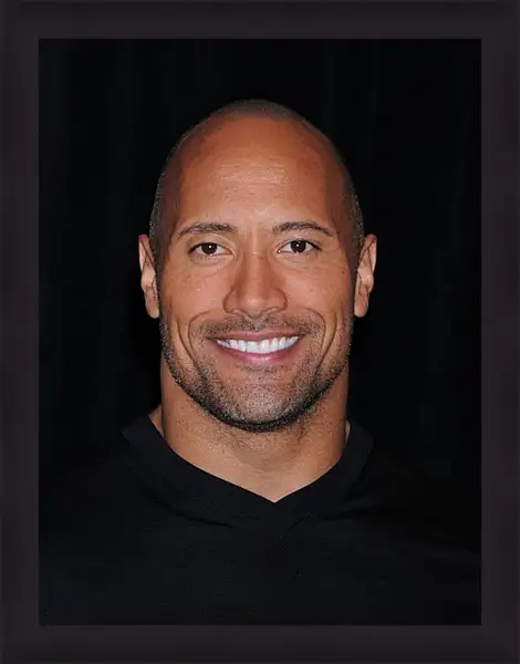Картина в раме - Dwayne Douglas Johnson. Дуэйн Джонсон (Скала) Картина в раме - Dwayne Douglas Johnson. Дуэйн Джонсон (Скала)