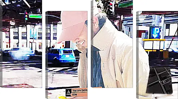 Модульная картина - Watch Dogs Модульная картина - Watch Dogs