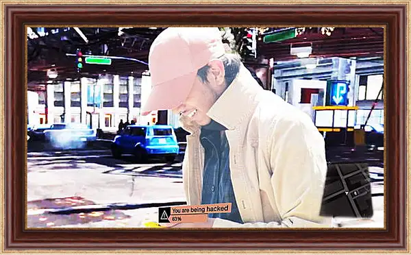 Картина в раме - Watch Dogs Картина в раме - Watch Dogs
