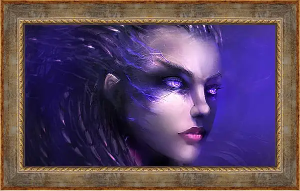 Картина в раме - StarCraft II: Heart Of The Swarm Картина в раме - StarCraft II: Heart Of The Swarm