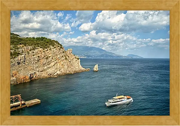 Картина в раме - Мыс Иоанна. Ялта. Крым Картина в раме - Мыс Иоанна. Ялта. Крым