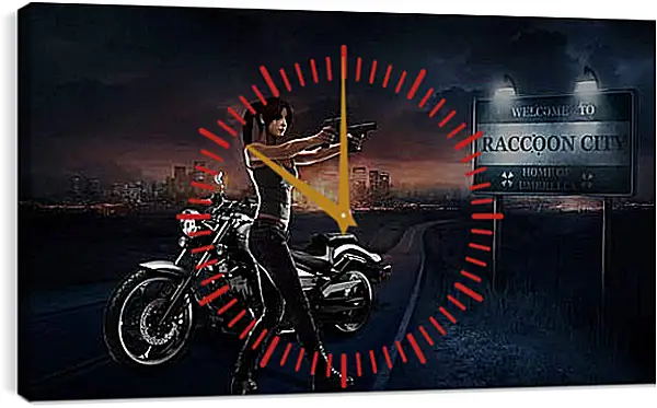 Часы картина - Resident Evil: Operation Raccoon City Часы картина - Resident Evil: Operation Raccoon City