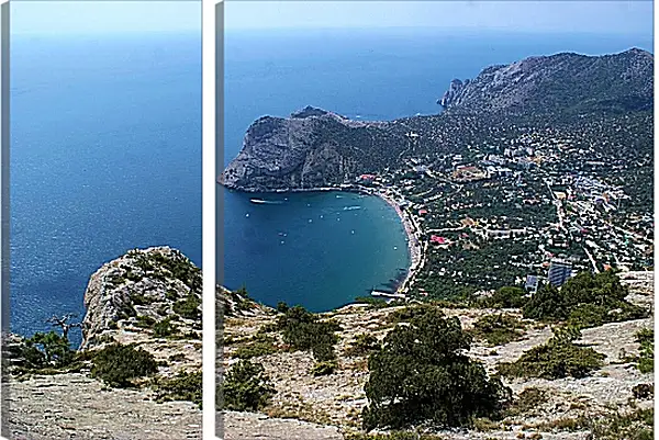 Модульная картина - Южный берег. Крым Модульная картина - Южный берег. Крым