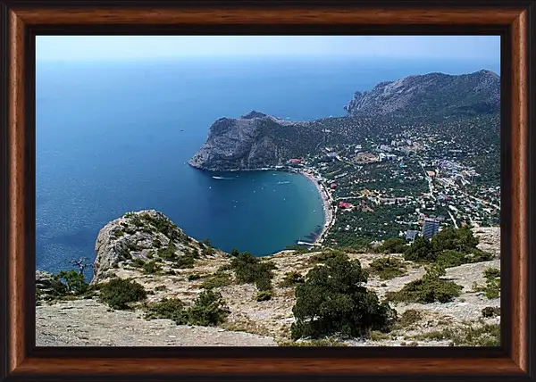 Картина в раме - Южный берег. Крым Картина в раме - Южный берег. Крым