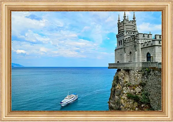 Картина в раме - Ласточкино гнездо. Крым Картина в раме - Ласточкино гнездо. Крым
