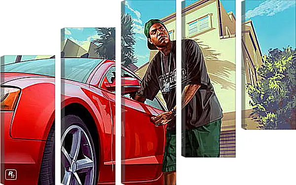 Модульная картина - Grand Theft Auto V Модульная картина - Grand Theft Auto V