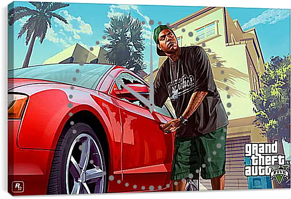 Часы картина - Grand Theft Auto V Часы картина - Grand Theft Auto V