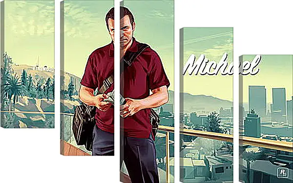 Модульная картина - Grand Theft Auto V Модульная картина - Grand Theft Auto V