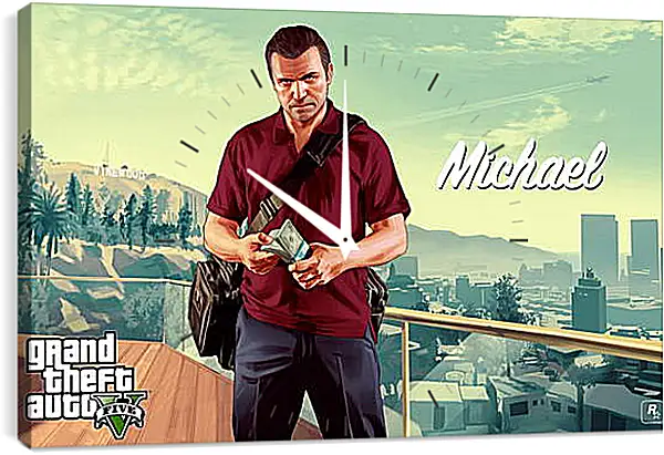 Часы картина - Grand Theft Auto V Часы картина - Grand Theft Auto V