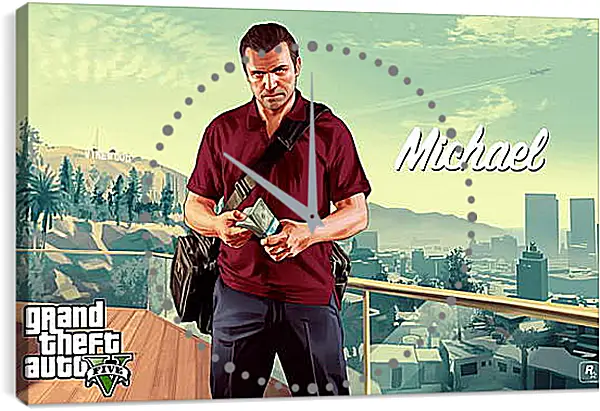 Часы картина - Grand Theft Auto V Часы картина - Grand Theft Auto V