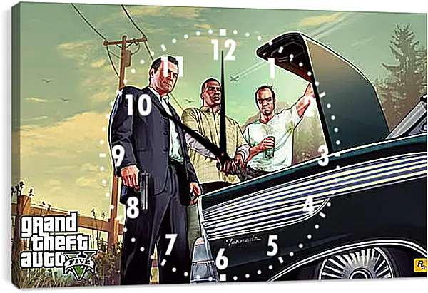 Часы картина - Grand Theft Auto V Часы картина - Grand Theft Auto V