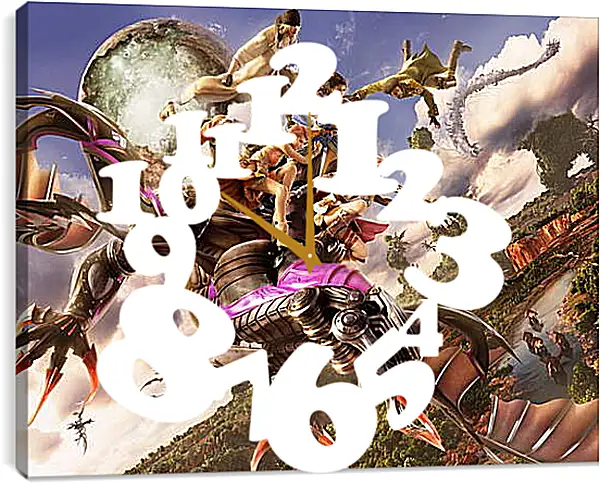 Часы картина - Final Fantasy XIII Часы картина - Final Fantasy XIII