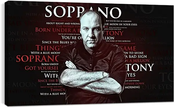 Постер на подрамнике - Клан Сопрано. The Sopranos Постер на подрамнике - Клан Сопрано. The Sopranos