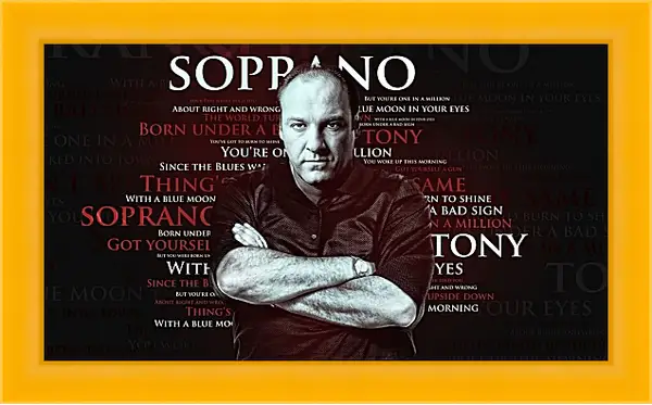 Картина в раме - Клан Сопрано. The Sopranos Картина в раме - Клан Сопрано. The Sopranos