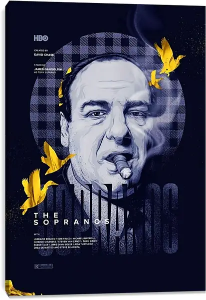 Постер на подрамнике - Клан Сопрано. The Sopranos Постер на подрамнике - Клан Сопрано. The Sopranos