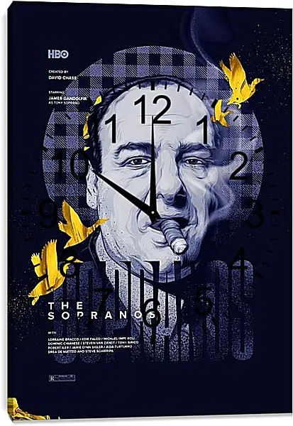 Часы картина - Клан Сопрано. The Sopranos Часы картина - Клан Сопрано. The Sopranos