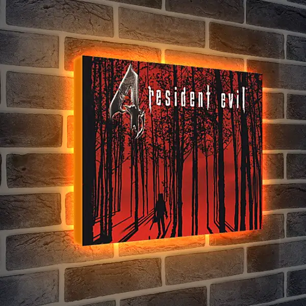 Лайтбокс световая панель - Resident Evil 4 Лайтбокс световая панель - Resident Evil 4