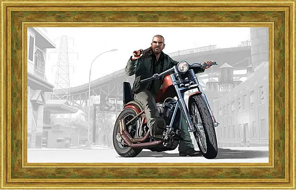 Картина в раме - Grand Theft Auto IV: The Lost And Damned Картина в раме - Grand Theft Auto IV: The Lost And Damned