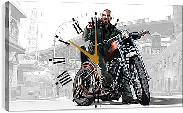 Часы картина - Grand Theft Auto IV: The Lost And Damned Часы картина - Grand Theft Auto IV: The Lost And Damned