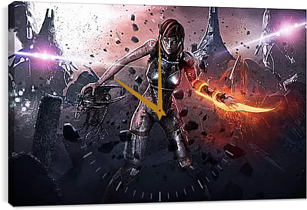 Часы картина - Mass Effect 3 Часы картина - Mass Effect 3