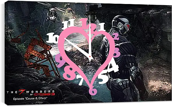 Часы картина - Crysis 3 Часы картина - Crysis 3